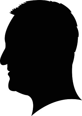 EPS 해외이미지 남자 실루엣 생각 일러스트 추상 사람 성인 머리 검은색 어둠 흰색 윤곽 고립 혼자 해외202004 해외일러스트 컬러 무늬 촬영기법 신체부위 파일형식 벡터 이미지허브