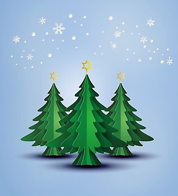 EPS 해외이미지 나무 행복 종이 크리스마스 일러스트 가족 기념 미술 장식 파티 춤 눈송이 그룹 자르기 해외202004 해외일러스트 식물 기념일 감정 관계 모션 문화예술 눈_날씨 이벤트 파일형식 벡터 이미지허브