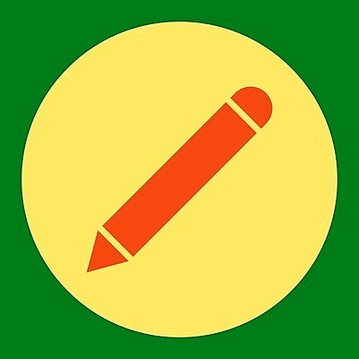 EPS 해외이미지 편집 일러스트 픽토그램 연필 펜 변화 플랫 서명 녹색배경 고립 상형문자 해외202004 해외일러스트 문자 컨셉 학용품 초록색 필기구 파일형식 벡터 컬러 문구용품 오브젝트 이미지허브