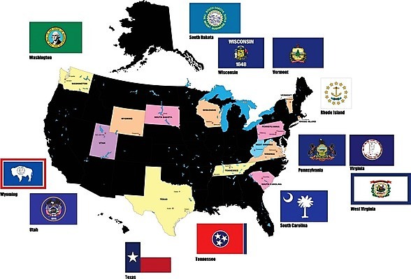EPS 해외이미지 일러스트 미국 깃발 북쪽 와이오밍 워싱턴 지리 텍사스 헌법 해외202004 해외일러스트 북아메리카 방향 법 파일형식 벡터 이미지허브