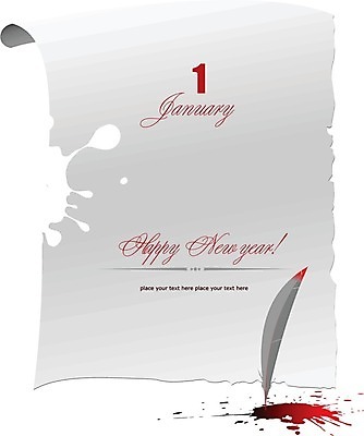 EPS 해외이미지 리본 종이 크리스마스 일러스트 새해 빨간색 라벨 쪽지 공백 축하 메시지 모서리 편지 깃털 문서 배지 1월 해외202004 해외일러스트 기념일 컬러 컨셉 프레임 날짜 파일형식 벡터 이미지허브