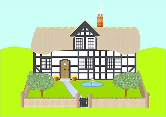 EPS 해외이미지 나무 전통 영어 외관 꽃 여행 패턴 일러스트 건축양식 지붕 영국 잉글랜드 주택 풍경 목재 초록색 마을 정원 성장 흰색 시골 역사 재산 사과 과수원 분수 그림 시골집 원예 볏집 수목 옛날 해외202004 해외일러스트 식물 문자 건축 유럽 컬러 무늬 농업 과일 재료 취미 건물 금융 파일형식 벡터 이미지허브