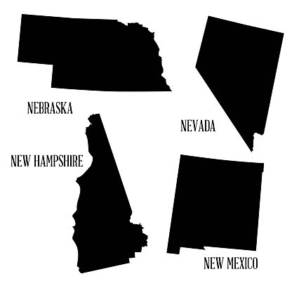 EPS 해외이미지 실루엣 지도 일러스트 미술 그래픽 그림 윤곽 고립 뉴멕시코 해외202004 해외일러스트 문화예술 촬영기법 파일형식 벡터 이미지허브