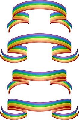 EPS 해외이미지 클립아트 디자인 배너 리본 무지개 일러스트 기념 미술 그래픽 장식 세트 컬러풀 3D 흰색 축하 깃발 심볼 동성애자 고립 엘리먼트 해외202004 해외일러스트 자연요소 컬러 컨셉 문화예술 디지털합성 파일형식 벡터 성소수자 이미지허브