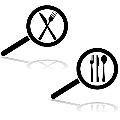 EPS 해외이미지 식기 접시 음식 포크 컨셉 다이어트 일러스트 돋보기 아이디어 그래픽 반사 식당 숟가락 검은색 흰색 칼 선택 먹기 심볼 사인 속도 검색 옵션 탐정 발견 리뷰 해외202004 해외일러스트 컬러 모션 수저 건강 상점 파일형식 벡터 이미지허브