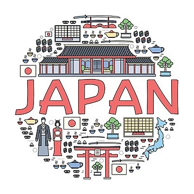 EPS 해외이미지 전통 옷 아시아 문화 여행 일러스트 밥 주택 인종 건물 빨간색 초밥 궁전 벚꽃 깃발 사찰 도자기 의식 칼 차 도쿄 기모노 찻주전자 땅 복고 상승 동쪽 분재 게이샤 사무라이 전국 해외202004 해외일러스트 나무 건축물 꽃 나라 음료 음식 컬러 컨셉 고건축 종교건축 주전자 사람 일본 일본전통의상 방향 일본음식 파일형식 벡터 이미지허브