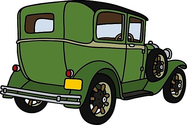 EPS 해외이미지 도로 일러스트 교통시설 자동차 초록색 노란색 수확 클래식 만화 복고 모터 리무진 옛날 해외202004 해외일러스트 길 육상교통 컬러 교통 컨셉 농업 시설 파일형식 벡터 이미지허브