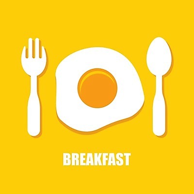 EPS 해외이미지 음식 포크 일러스트 계란 숟가락 식사 아침식사 심플 스크램블 해외202004 해외일러스트 식기 수저 알 계란요리 파일형식 벡터 요리 이미지허브