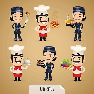 EPS 해외이미지 직업 캐릭터 여자 남자 음식 채소 일러스트 엄마 피자 쟁반 요리 미술 미소 사람 동양인 세트 식당 요리사 저녁식사 이탈리아 초밥 장비 도구 업무 아빠 칼 기모노 만화 삽 향신료 서비스 준비 식초 캡모자 해외202004 해외일러스트 일러캐릭터 모자_잡화 유럽 가족 문화예술 패스트푸드 서양음식 표정 인종 상점 식사 작업 일본전통의상 향미료 일본음식 파일형식 벡터 이미지허브