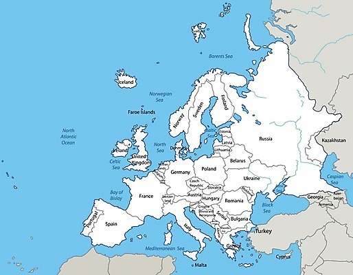 EPS 해외이미지 유럽 바다 섬 지도 일러스트 잉글랜드 독일 스웨덴 노르웨이 핀란드 아이슬란드 파란색 검은색 이탈리아 회색 프랑스 흰색 스페인 땅 지중해 포르투갈 스위스 그리스 대륙 네덜란드 그림 러시아 영토 벨기에 체코 북쪽 아일랜드 크로아티아 칠면조 대서양 헝가리 폴란드 공화국 라트비아 룩셈부르크 리투아니아 마케도니아 벨로루시 보스니아 불가리아 세르비아 슬로바키아 슬로베니아 알바니아 에스토니아 왕국 우크라이나 지리 해외202004 해외일러스트 나라 컬러 조류 영국 북유럽 방향 동유럽 서유럽 파일형식 벡터 남유럽 이미지허브