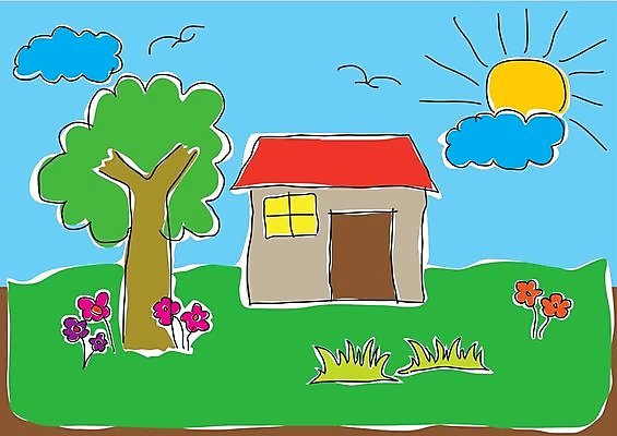 EPS 해외이미지 나무 구름 꽃 행복 어린이 밭 일러스트 자연 조류 주택 미술 여름 햇빛 태양 스케치 그림 심플 손그림 천진난만 해외202004 해외일러스트 자연요소 식물 동물 계절 감정 컨셉 농업 문화예술 사람 건물 생태계 파일형식 벡터 이미지허브