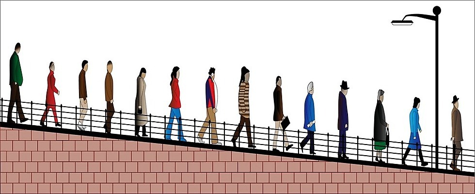 EPS 해외이미지 여자 일러스트 주택 미술 사람 경사 여러명 성인 그래픽 걷기 산책 업무 보행자 군중 오솔길 언덕 그림 고립 통근 카피스페이스 해외202004 해외일러스트 길 다수 모션 문화예술 휴식 건물 공백 작업 출근 파일형식 벡터 이미지허브