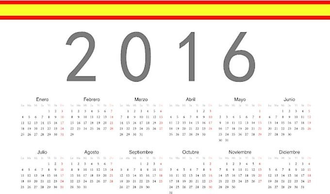 EPS 해외이미지 템플릿 디자인 계절 종이 일러스트 이벤트 그래픽 빨간색 달리기 숫자 노란색 다이어리 달력 깃발 시간 신용카드 일주일 날짜 스페인 연도 심플 페이지 월 2016년 기본 스페인어 엘리먼트 해외202004 해외일러스트 문자 유럽 컬러 모션 금융 사무용품 파일형식 벡터 이미지허브