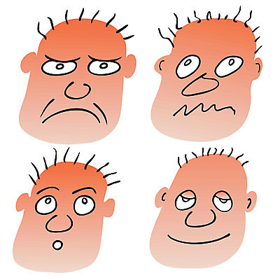 EPS 해외이미지 행복 감정 얼굴 십자가 일러스트 스트레스 침묵 놀람 분노 표현 퍼즐 유머 찡그림 좌절 불안 만족 호기심 고립 반응 해외202004 해외일러스트 컨셉 표정 신체부위 소리 파일형식 벡터 이미지허브