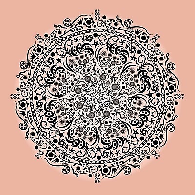 EPS 해외이미지 모양 디자인 꽃 문화 분홍색 백그라운드 꽃무늬 패턴 곡선 일러스트 벽지 추상 미술 그래픽 장식 검은색 벚꽃 원형 화려 원주민 우아함 두루마리 심볼 그림 질감 윤곽 멀티 엘리먼트 스타일 방식 해외202004 해외일러스트 도형 식물 선 컬러 컨셉 무늬 문화예술 아프리카인 파일형식 벡터 이미지허브