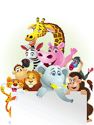 EPS 해외이미지 동물 캐릭터 야생동물 일러스트 코끼리 사람없음 공백 원숭이 사자 기린 사파리 얼룩말 하마 코뿔소 유인원 치타 고릴라 침팬지 해외202004 해외일러스트 일러캐릭터 포유류 말_동물 파일형식 벡터 이미지허브