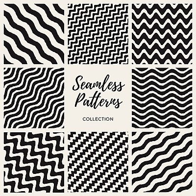 EPS 해외이미지 손 디자인 선 백그라운드 패턴 일러스트 추상 흑백 그래픽 장식 세트 달리기 검은색 줄무늬 수확 흰색 직물 거친 우아함 낙서 인쇄 타일 그림 질감 웨이브 심플 손그림 팩 대각선 평행 엘리먼트 지그재그 포장소품 스타일 해외202004 해외일러스트 컬러 컨셉 무늬 농업 포장 모션 촬영기법 신체부위 화장품 오브젝트 포장재료 파일형식 벡터 이미지허브