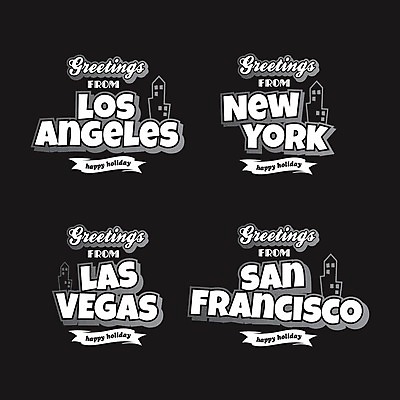 EPS 해외이미지 디자인 포스터 종이 40대 여행 북아메리카 일러스트 휴가 미술 타이포그라피 미국 수확 인사 메시지 편지 사인 복고 뉴욕 엽서 방문 판지 로스앤젤레스 샌프란시스코 해외202004 해외일러스트 문자 중년 농업 문화예술 아메리카 예절 파일형식 벡터 이미지허브