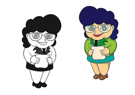 EPS 해외이미지 직업 캐릭터 여자 교육 행복 안경 일러스트 비즈니스 교실 학교 미소 사람 정장 교사 가르침 만화 옛날 해외202004 해외일러스트 일러캐릭터 잡화 옷 감정 표정 파일형식 벡터 이미지허브