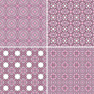 EPS 해외이미지 분홍색 백그라운드 패턴 일러스트 벽지 그래픽 세트 흰색 4 해외202004 해외일러스트 컬러 무늬 숫자 파일형식 벡터 이미지허브