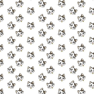 EPS 해외이미지 동물 캐릭터 디자인 행복 종이 백그라운드 패턴 일러스트 벽지 미술 그래픽 장식 반려동물 고양이 흰색 아기 만화 질감 해외202004 해외일러스트 일러캐릭터 감정 컬러 무늬 포유류 문화예술 사람 파일형식 벡터 이미지허브