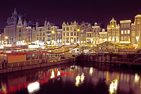 포토 JPG 해외이미지 야경 사람없음 야외 건물 새벽 네덜란드 암스테르담 해외202004 해외포토 자연요소 건축물 유럽 야간 파일형식 풍경_경치 이미지허브