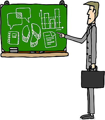 EPS 해외이미지 교육 포즈 컨셉 말풍선 일러스트 비즈니스 학교 아이디어 정장 컴퓨터그래픽 여행가방 칠판 가리킴 비즈니스맨 가르침 대표 만화 대학교 문서 원그래프 해외202004 해외일러스트 옷 남자 가방 그래프 손짓 그래픽 직장인 파일형식 벡터 이미지허브