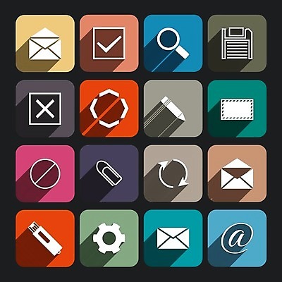 EPS 해외이미지 디자인 인터넷 일러스트 통신 봉투 화살 그림자 세트 상자 웹 메시지 이메일 플랫 어플리케이션 편지 심볼 사인 검색 문서 클립 심플 뉴스레터 업데이트 엘리먼트 해외202004 해외일러스트 템플릿 파일형식 벡터 이미지허브