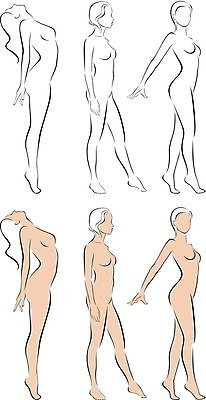 EPS 해외이미지 실루엣 신체 일러스트 함께함 서기 성인 연필 검은색 스파 엉덩이 가슴 스케치 허리 그림 윤곽 몸통 팔 궤 해외202004 해외일러스트 컬러 컨셉 모션 학용품 촬영기법 미술 사람 신체부위 필기구 파일형식 벡터 이미지허브