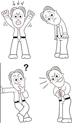 EPS 해외이미지 클립아트 직업 응시 감정 얼굴 일러스트 비즈니스 노동자 서기 사람 정장 금융 경제 사무실 외침 분노 표현 업무 작업 비즈니스맨 그리기 유머 시장 질문 만화 종업원 경영자 리더 긍정 코믹 문제 나쁜 반응 부정적 캐리커처 혼란 해외202004 해외일러스트 시선 옷 남자 컨셉 모션 신체부위 소리 직장인 그림 파일형식 벡터 이미지허브