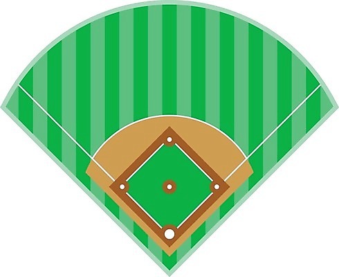 EPS 해외이미지 일러스트 사람없음 야구 심볼 야구장 해외202004 해외일러스트 스포츠시설 구기 파일형식 벡터 이미지허브