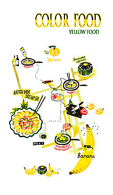 PSD 문자 식기 알파벳 영어 길 음식 컬러 백그라운드 컨셉 지도 채소 과일 일러스트 젓가락 호박 불 파프리카 바나나 사람없음 단어 노란색 샐러드 프라이팬 칼 컬러푸드 밀대 단호박 도마체조 전병 국내일러스트 자연요소 주방용품 수저 과자 체조 파일형식
