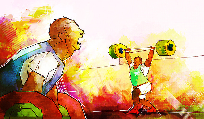 전신 PSD 남자 스포츠 포즈 백그라운드 올림픽 일러스트 모션 운동선수 서기 사람 경기 성인 두명 운동복 운동 자신감 역기 목표 열정 역도 남자만 성인남자만 성인만 들어올리기 국내일러스트 옷 감정 컨셉 건강 파일형식