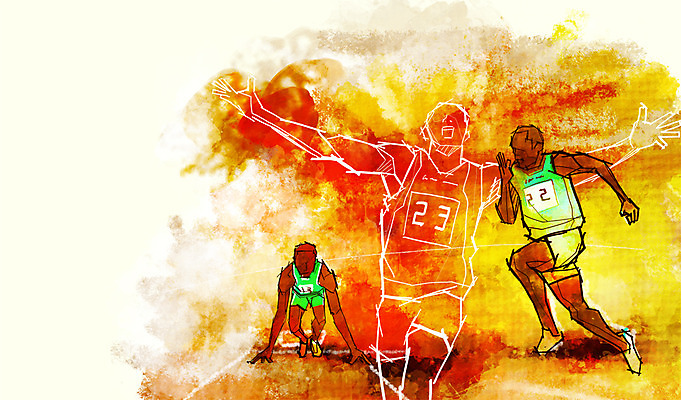 전신 PSD 남자 스포츠 포즈 백그라운드 일러스트 모션 운동선수 서기 사람 경기 성인 세명 운동복 달리기 운동 자신감 목표 육상스포츠 출발 열정 남자만 성인남자만 성인만 국내일러스트 옷 감정 컨셉 건강 파일형식