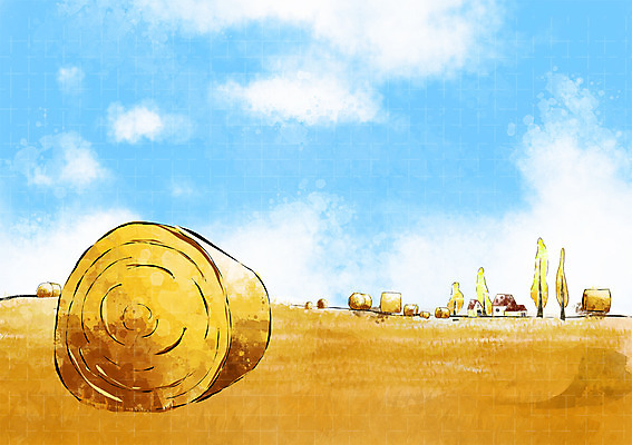 PSD 나무 식물 구름 건축물 사계절 계절 백그라운드 밭 일러스트 자연 하늘 주택 따뜻함 풍경 초원 사람없음 농작물 가을풍경 가을 볏짚 자연백그라운드 가을배경 국내일러스트 자연요소 건축 농업 건물 짚 생태계 파일형식 가을_계절