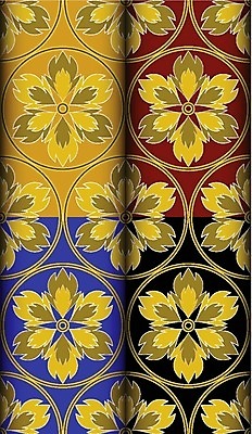 EPS 해외이미지 모양 디자인 백그라운드 패턴 일러스트 벽지 불 추상 그래픽 장식 컬러풀 직물 황금 해외202004 해외일러스트 자연요소 컬러 무늬 파일형식 벡터 이미지허브