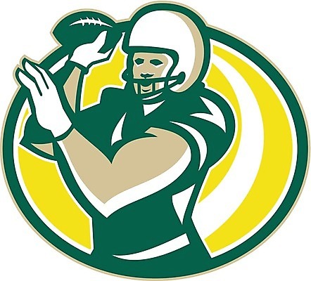 EPS 해외이미지 스포츠 일러스트 공 그래픽 럭비 미식축구 축구 던지기 복고 통과 고립 쿼터백 해외202004 해외일러스트 모션 구기 파일형식 벡터 이미지허브