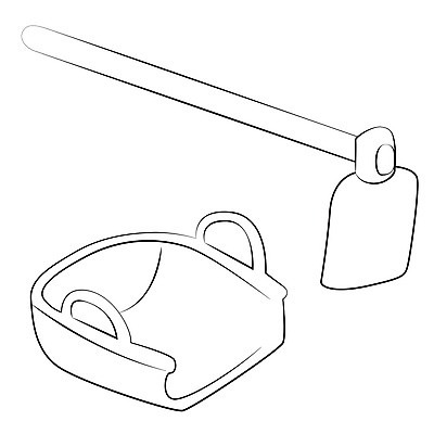 EPS 해외이미지 백그라운드 포크 일러스트 자연 정원 장비 흰색 도구 공구 캔 낙서 모종삽 삽 양동이 심볼 물주기 원예 갈퀴 쇠스랑 해외202004 해외일러스트 식기 컬러 모션 취미 생태계 파일형식 벡터 이미지허브
