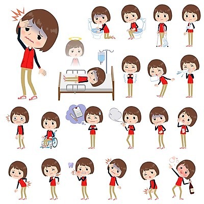 EPS 해외이미지 여자 일러스트 스트레스 흡연 담배 건강 가면 여러명 성인 추위 알코올 만취 종업원 직원 서비스 휠체어 판매원 변기통 재채기 성인여자만 해외202004 해외일러스트 직업 다수 사람 술취함 여자만 성인만 파일형식 벡터 이미지허브