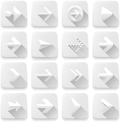 EPS 해외이미지 디자인 일러스트 화살 프레임 그림자 빛 인포그래픽 정보 흰색 표지판 플랫 정상 방향 왼쪽 아래 커서 네비게이션 UI 다음 엘리먼트 해외202004 해외일러스트 컬러 알림판 위치 파일형식 벡터 이미지허브