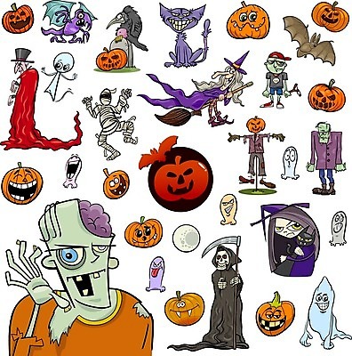 EPS 해외이미지 캐릭터 일러스트 호박 골격 사람없음 세트 할로윈 달 유령 마녀 코믹 박쥐 신화 공상 흡혈귀 미라 잭오랜턴 캐리커처 호러 해외202004 해외일러스트 일러캐릭터 자연요소 채소 포유류 그림 공포 파일형식 벡터 이미지허브