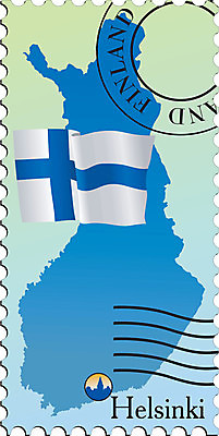 EPS 해외이미지 디자인 배너 종이 지도 인터넷 일러스트 추상 핀란드 미술 깃발 메시지 편지 우표 헬싱키 해외202004 해외일러스트 무늬 문화예술 북유럽 파일형식 벡터 이미지허브