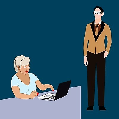 EPS 해외이미지 직업 응시 여자 남자 컨셉 일러스트 사업가 탁자 노동자 직장 함께함 실내 대화 서기 사람 앉기 노트북 컴퓨터 사무실 모니터 업무 작업 직장인 비즈니스맨 작업실 플랫 종업원 책상 동료 컨설턴트 경영자 바쁨 비서 책임자 프로젝트 헬프 스타일 해외202004 해외일러스트 시선 가구 회사 비즈니스 관계 모션 말하기 내부 전자제품 도움 전문직 상담 리더 파일형식 벡터 생활용품 오브젝트 이미지허브