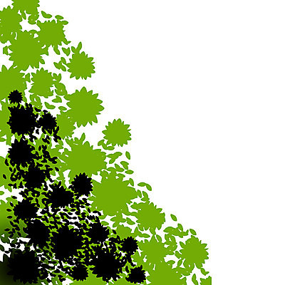 EPS 해외이미지 디자인 꽃 실루엣 백그라운드 잎 꽃무늬 일러스트 장식 고립 해외202004 해외일러스트 식물 무늬 촬영기법 파일형식 벡터 이미지허브