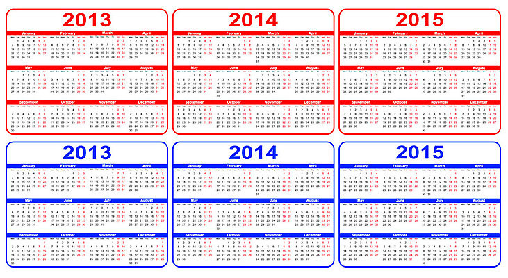 EPS 해외이미지 모양 템플릿 디자인 백그라운드 일러스트 텍스트 추상 설계 장식 빨간색 초록색 파란색 세트 달력 날짜 12월 4월 6월 9월 11월 2014년 주말 2015년 일요일 1월 10월 7월 2월 월 금요일 목요일 수요일 월요일 토요일 화요일 해외202004 해외일러스트 컬러 컨셉 무늬 연도 요일 파일형식 벡터 이미지허브