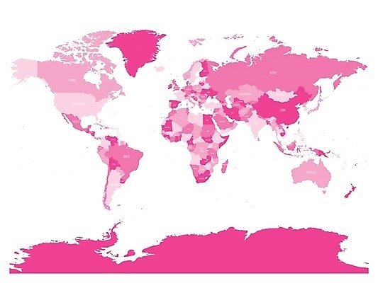 EPS 해외이미지 디자인 교육 유럽 아시아 지구 분홍색 백그라운드 세계지도 지도 일러스트 비즈니스 아프리카 벽지 세계 글로벌 라벨 미국 인포그래픽 정보 흰색 이름 호주 그늘 묘사 대륙 심플 북쪽 남쪽 전국 지도책 지리 디테일 해외202004 해외일러스트 나라 컬러 북아메리카 프레임 책 오세아니아 방향 파일형식 벡터 이미지허브