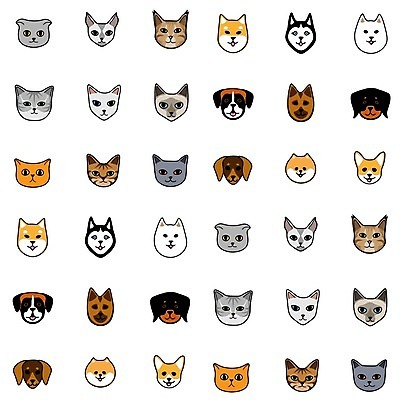 EPS 해외이미지 동물 캐릭터 디자인 행복 감정 얼굴 어린이 백그라운드 패턴 일러스트 벽지 추상 미소 반려동물 세트 머리 상점 고양이 개 인쇄 만화 수집 심볼 사인 코믹 수의사 송곳니 고립 엘리먼트 해외202004 해외일러스트 일러캐릭터 무늬 포유류 표정 사람 신체부위 의사 치아 파일형식 벡터 이미지허브