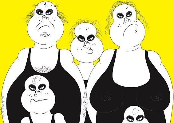 EPS 해외이미지 딸 아들 일러스트 가족 엄마 가로 침묵 아기 아빠 언니 남동생 지옥 못생김 해외202004 해외일러스트 관계 사람 소리 자매 동생 파일형식 벡터 이미지허브