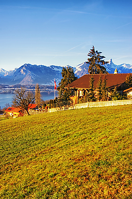 포토 JPG 해외이미지 유럽 호수 여행 겨울 휴가 산 풍경 경사 사람없음 빛 햇빛 마을 일출 광선 시골 깃발 스위스 언덕 알프스 절정 해외202004 해외포토 계절 나라 태양 노을 파일형식 이미지허브