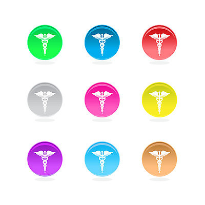 EPS 해외이미지 분홍색 일러스트 병원 초록색 파란색 노란색 건강관리 의사 원형 뱀 고립 해외202004 해외일러스트 도형 컬러 의학 파충류 건강 관리 의료진 파일형식 벡터 이미지허브